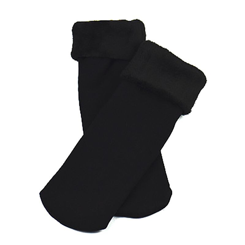 Women's Winter Sport Plus Velvet Thick Socks Warm Snow Socks Casual Tube Floor Socks Outdoor Accessories