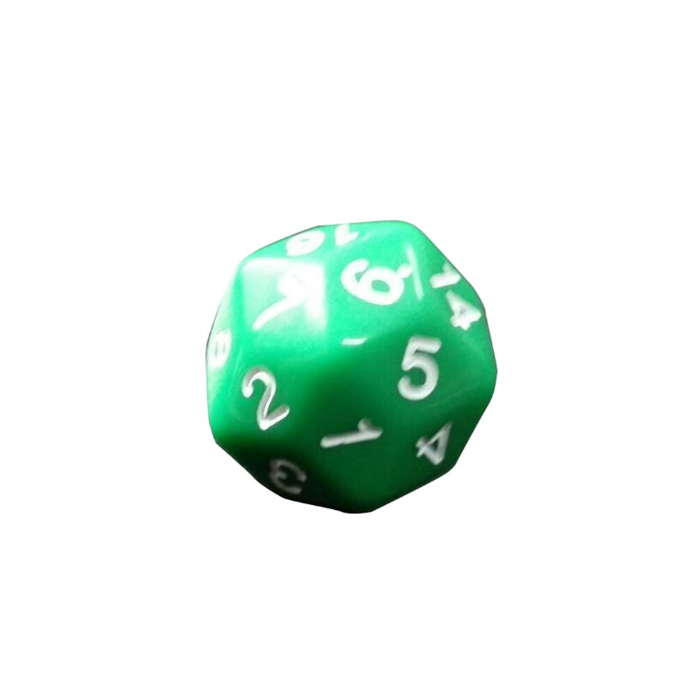 1Pc 30 sided Dice Red Blue Green Yellow Black Purple Brown White Plastic Cubes Dice rondom