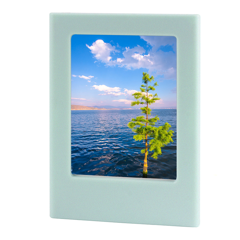 Magnet-Fotorahmen, 7,6 cm, für Fujifilm Instax Mini, Film, Fotopapierrahmen für Fujifilm Mini 12/11/9/Evo Kamera, Film-Farbrahmen: Himmel Blau
