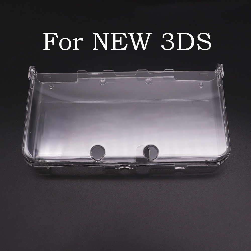 Coque rigide de protection en plastique cristal transparent, housse pour console 2DS, NDSL, DSI, NDSi XL, 3DS XL, 3DS XL LL, 1PC: green