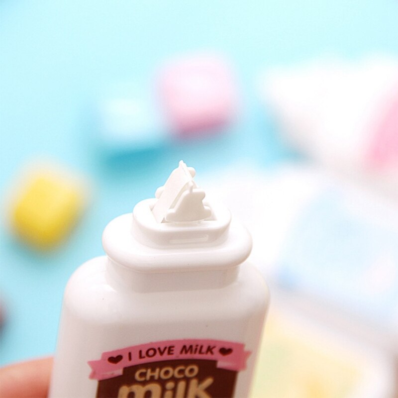 Milk Bottle Correction Tape Corrective Fluid School & Office Supply Student Stationery Kids