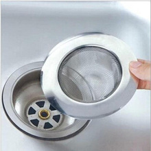 7cm Kitchen Sink Strainer Drain Hole Filter Trap Metal Sink Strainer Stainless Steel Bath Sink Drain Waste Screen