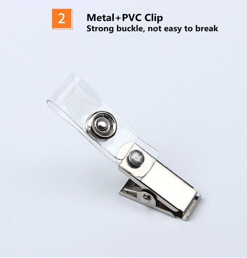 Heavy Duty Clear Transparent Plastic PVC Vertical ID Card Name Badge Holder Sleeve Pouch with Waterproof Type Resealable Zip