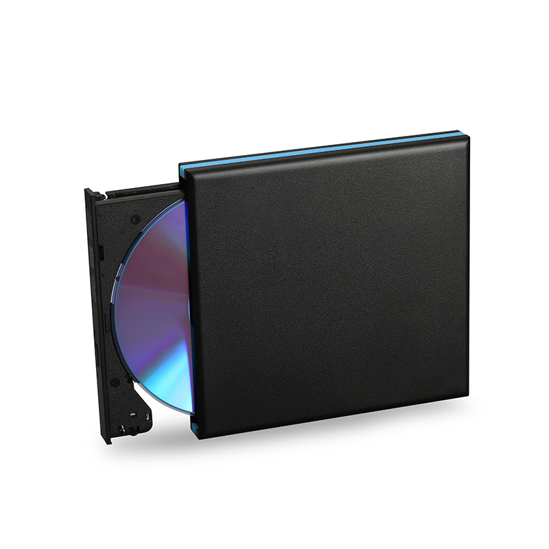 Luxury USB 3.0 External HDD Enclosure Case For CD DVDRW Blue Ray 12.7mm SATA Drive JLRL88