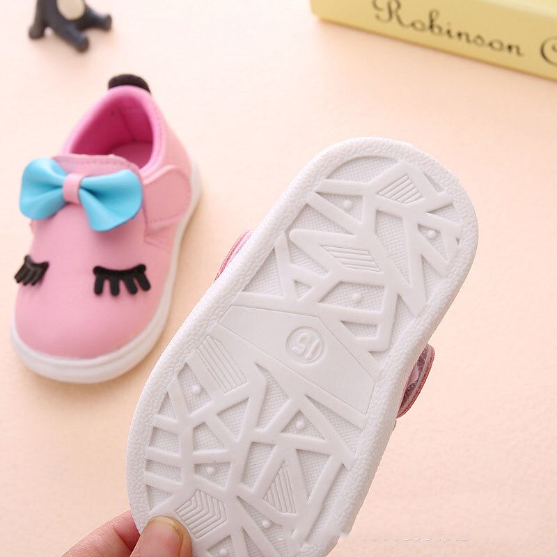 0- 2 Year 1 Year Baby Girl Shoes 2 Year Baby Casual Shoe Newborn Girl Butterfly-Knot Toddler Shoe Infant Cork Shoe