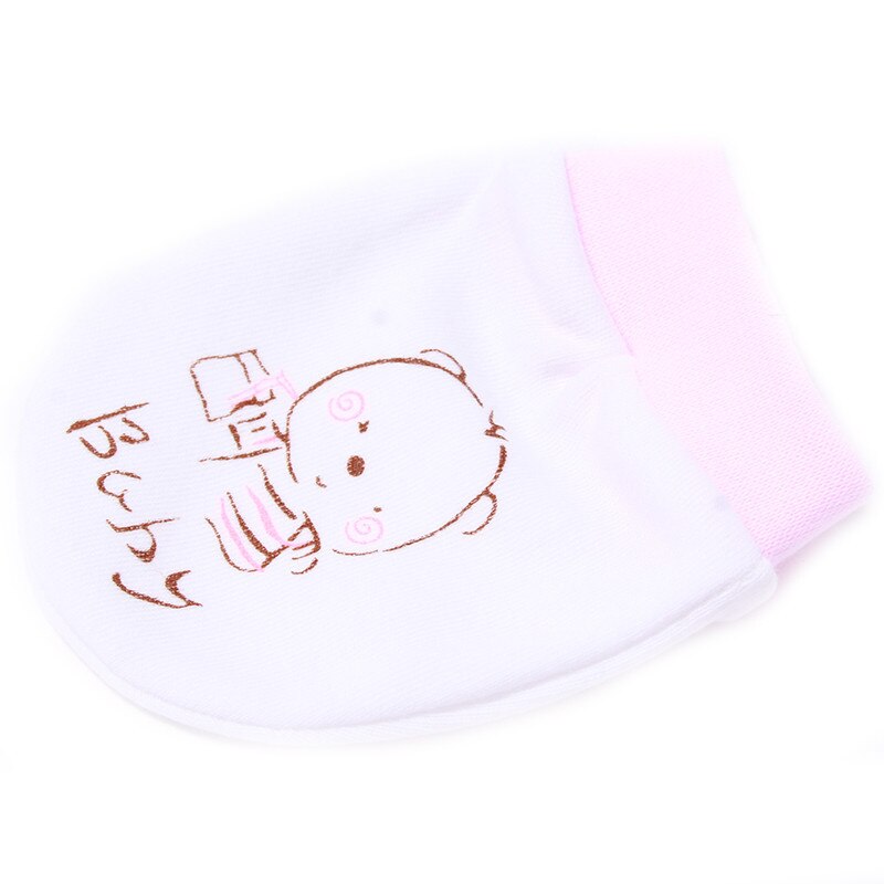 Mélange de coton belle bébé gants de preuve confortable respirer librement Anti rayures bébé gants -né mitaine LA674147