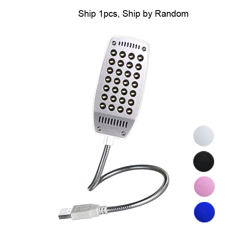 Mini Usb Led Boek Licht Leeslamp Flexibele Usb Lamp Bureau Tafel Lampen Voor Pc Notebook Power Bank Kind Student leeslamp: 28LED USB