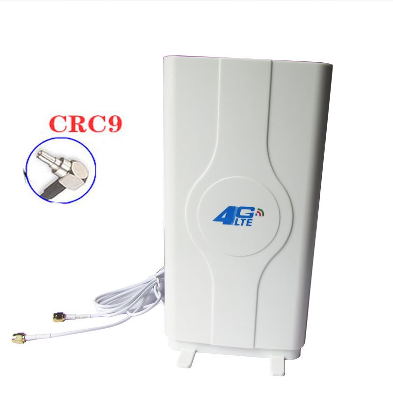 3G 4G Antenna 700-2600MHz 4G MIMO antenna TS9 CRC9 SMA Connector External Panel Antenna 3meters for 3G 4G Huawe router mode: CRC9