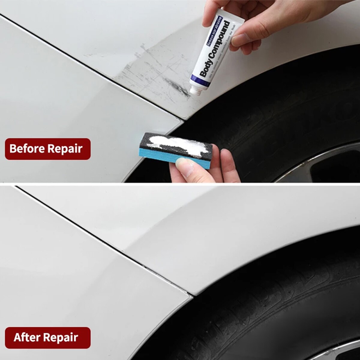 Auto Kras Reparatie Kit Polijsten Wax Slijpen Plakken Auto Paint Care Set Auto Styling Krassen Verwijderen Poetsmiddelen Auto Cleaning Tools