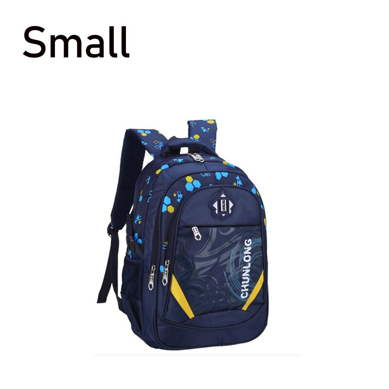 Enfants sacs d'école pour garçons école primaire sac à dos enfant grande capacité enfants cartable filles BookBag étanche 1-3-6 Grade: Small Royal Blue