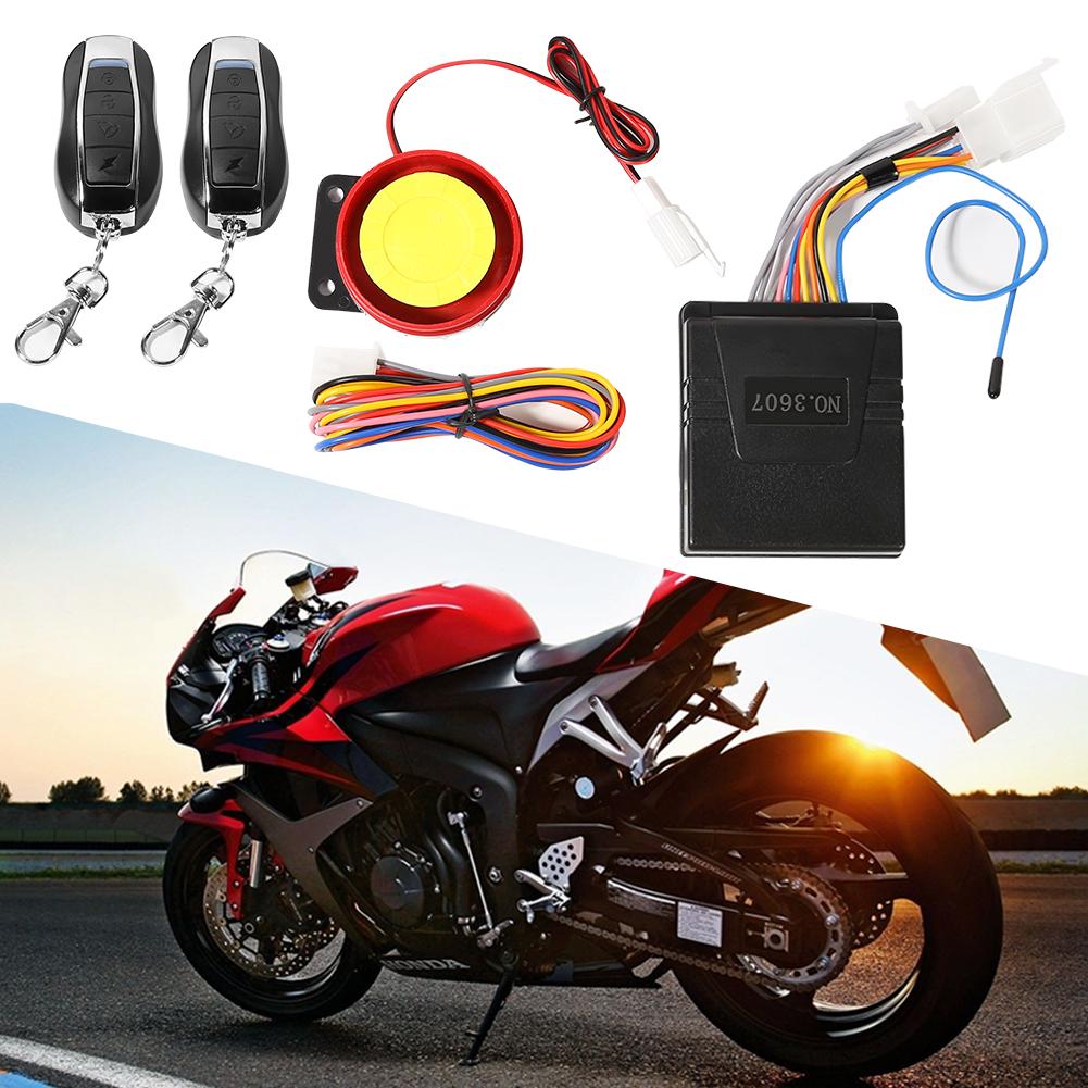 Sistema de Alarma antirrobo Para Moto, accesorio Universal Para Moto, 12V, Control remoto, señalización de seguridad