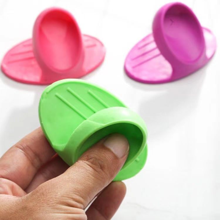 1pc silikone fingerclips anti-køkkenværktøj mikroovnisolering skridsikker gadgets værktøjskøkken til køkkentilbehør: Default Title