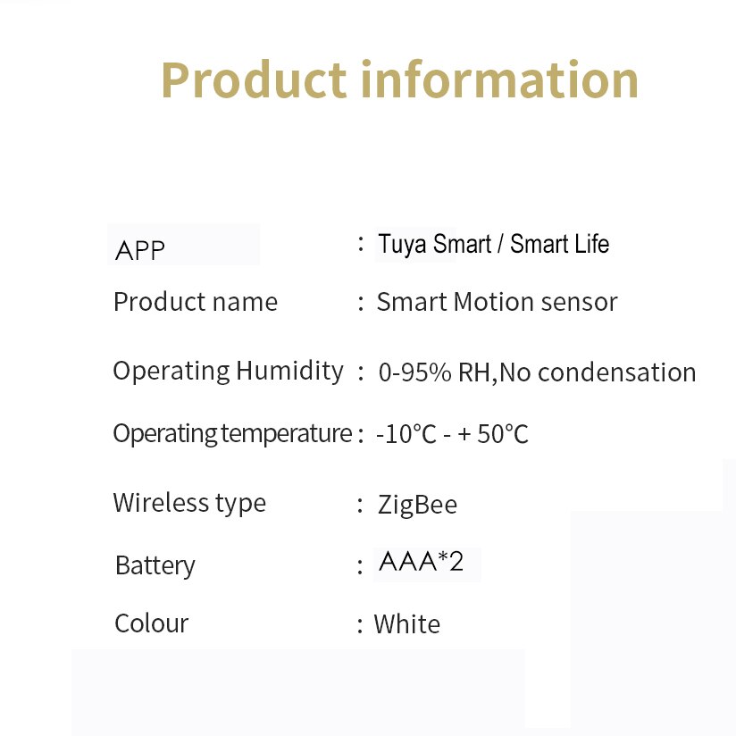 Tuya Zigbee Smart sensor Small motion vibration sensor detection alarm monitor smart home connection tuya gateway use Smart LIfe