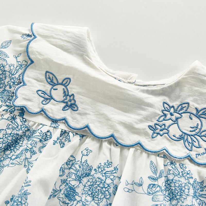Milancel høst baby body kina print spedbarn jenter antrekk baby jenter bursdagsklær
