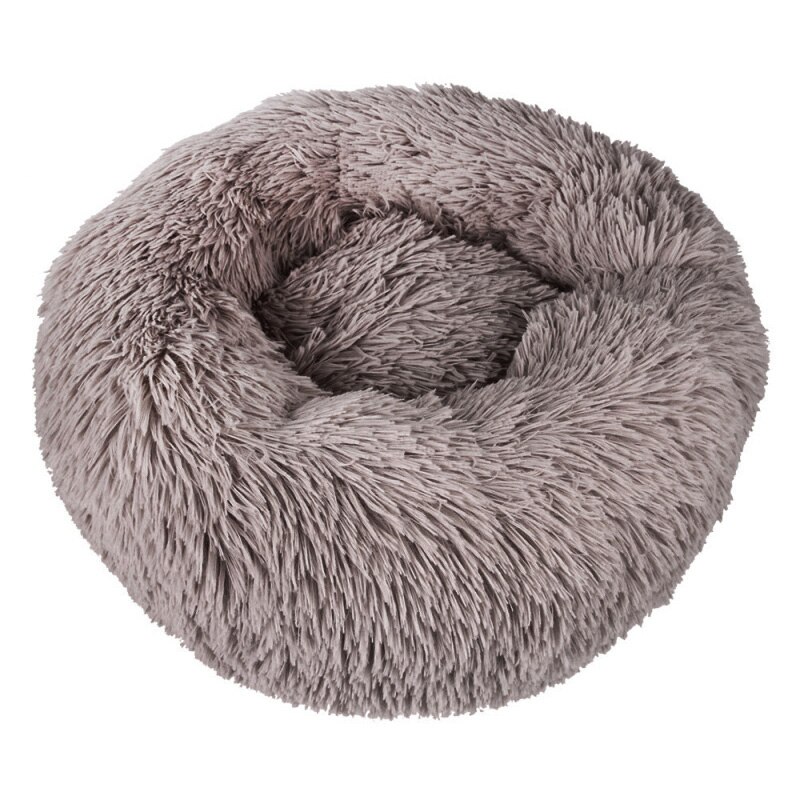 Nid d'animaux Macarons chat profond sommeil | Forme ronde, animal en peluche, nid de chat, chaton d'hiver, chiot , pour la maison, fournitures de lit, directe