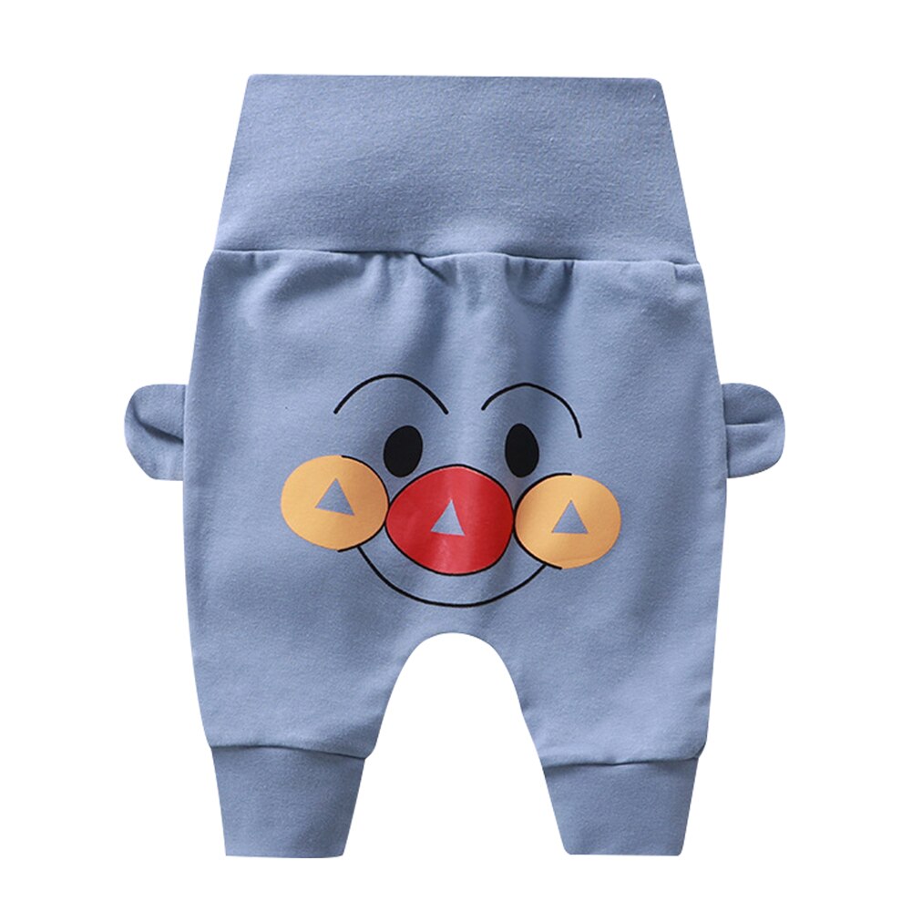 6m-3t baby cartoon print pp broeken kinderen meisjes jongens zomer katoenen harem broeken: Hemelsblauw / 18m