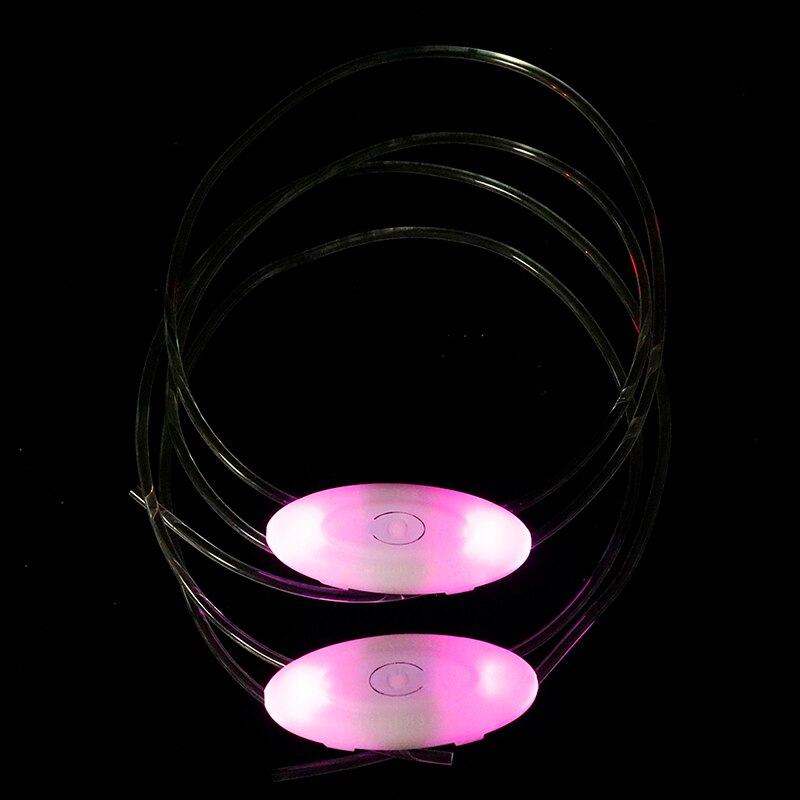 Colorful LED Flash Light Shoe Laces Party Disco Shoes Strap Glow Stick Shoelaces: PK