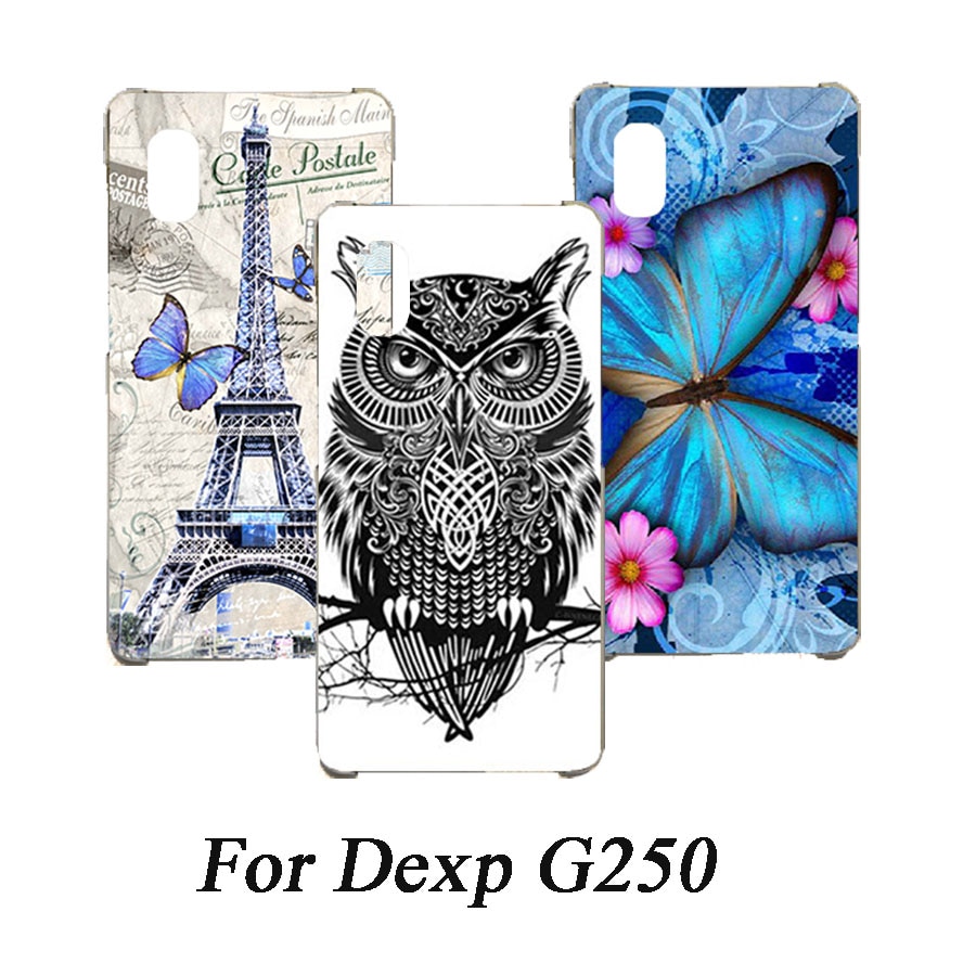 DIY colorful Case Cover For DEXP G250 Silicone Back Cover SOFT TPU Case For DEXP G250 G 250 Phone Case Protective Cover