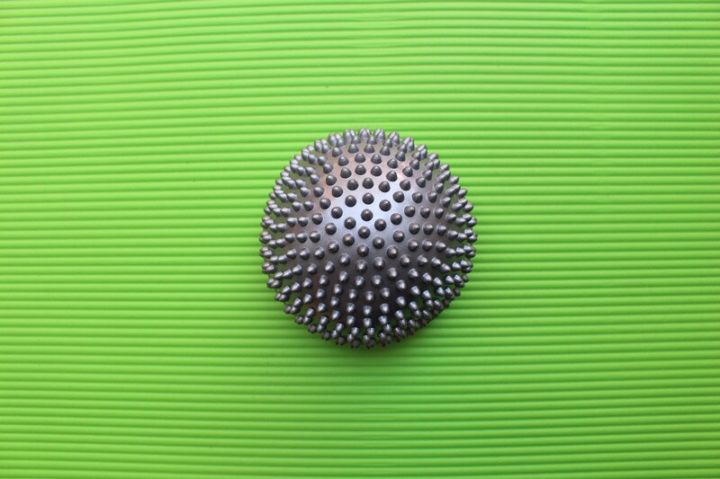 Pelota de balanceo para gimnasio, Pilates, deporte, Fitness, ejercicios de Fitball de PVC, recién inflable, bolas de Yoga de media esfera: Gris