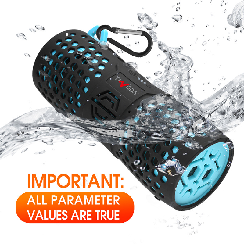 Bluetooth Speaker Draagbare Outdoor Waterdichte Glanzend Luidsprekers Stereo Luidspreker 12W Muziekspeler 2000 Mah Running Speaker