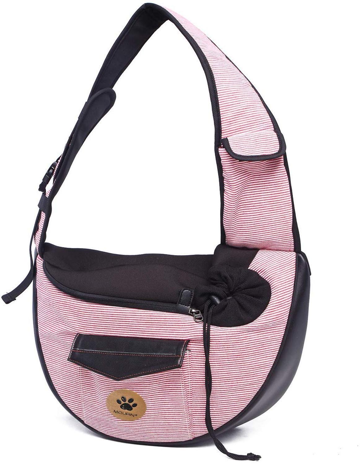 Torba robić noszenia psa i kota nosidełka bezprzewodowy szczeniak dwustronna torba dla zwierząt dla szczeniąt małe psy i koty: różowy