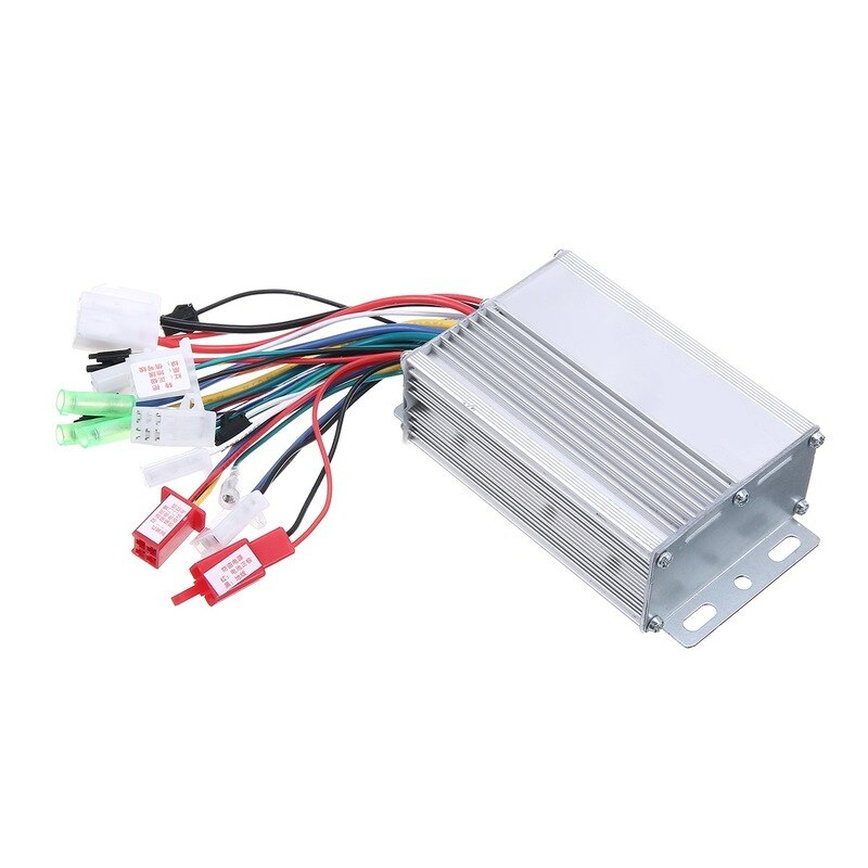 Motor de CC sin escobillas para bicicleta eléctrica, controlador de Motor de CC sin escobillas de 350W, 36V/48V, accesorios para Scooter