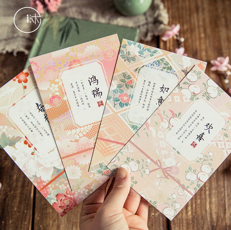 30 Sheets/Set Beautiful Floating Fower Postcard/Greeting Card/Message Card/Birthday Letter Envelope Card