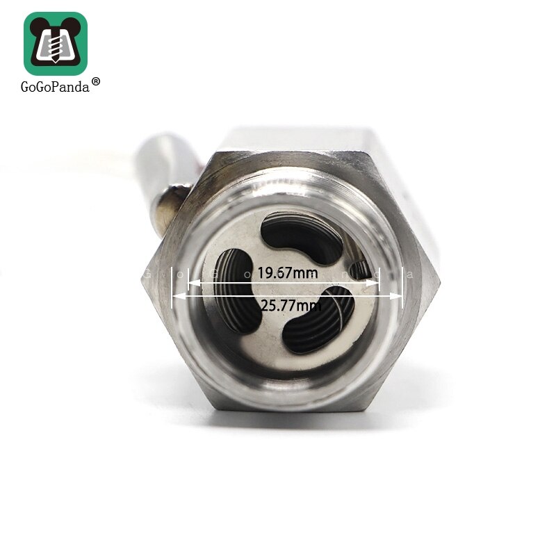 3/4&quot; 110V 220V Male Stainless Steel Metal Shell Liquid Water Flow Sensor Switch ZFS-02S