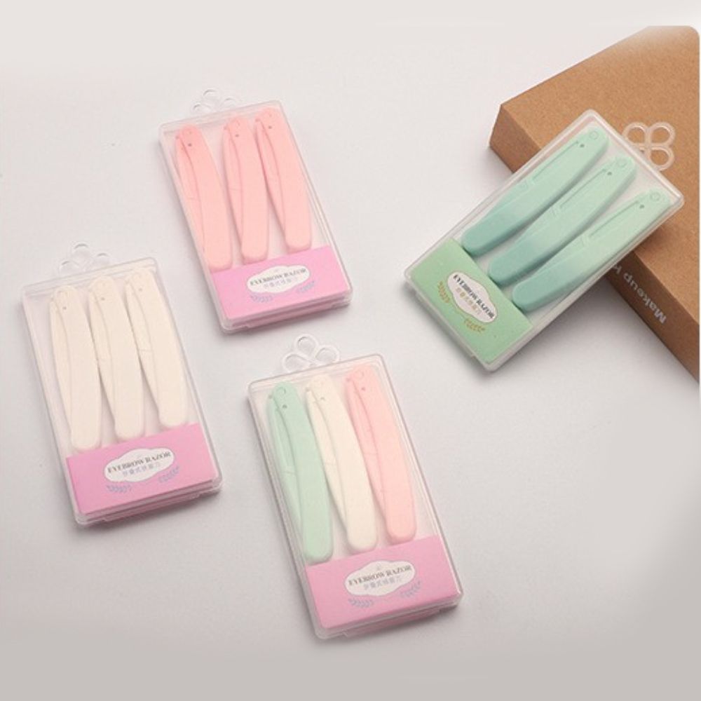 Cuchilla de pelusa Facial, utensilio de belleza, de para cejas maquinilla de afeitar, herramienta para quitar el vello Facial, recortador de cejas