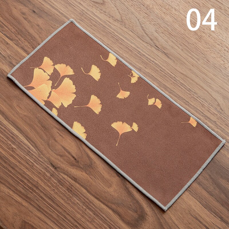 Painted Tea Towel Absorbent Rag Thickened Table Cleaning Chinese Tea Ceremony Household Kitchen Cleaning Towels Tea Accessories: 04