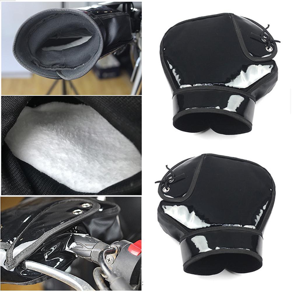 Winter Thermische Motor Stuur Handschoenen Winddicht Waterdicht Warm Motorbike Handle Bar Hand Cover Moffen Voor Winter