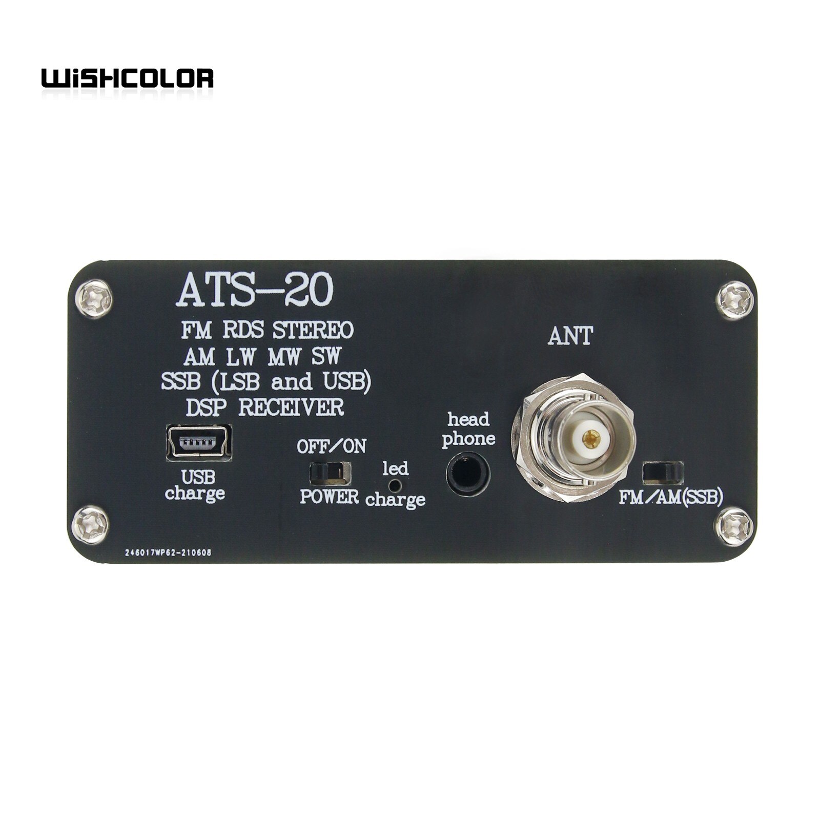 HamGeek ATS-20 SI4732 All Band Radio Receiver FM AM (MW &amp; SW) SSB (LSB &amp; USB) with lithium battery + Antenna + Speaker + Case