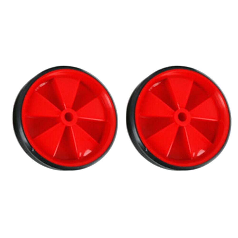11 X 2.5cm Rubber Easy Install Durable Support Practical Cycling Balance Assist Stabilisers Bike Kids Bicycle Wheel Training: Red