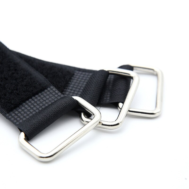 Nylon material packing straps tied with black iron buckle Hooks and Loops straps clothing items storage finishing belt