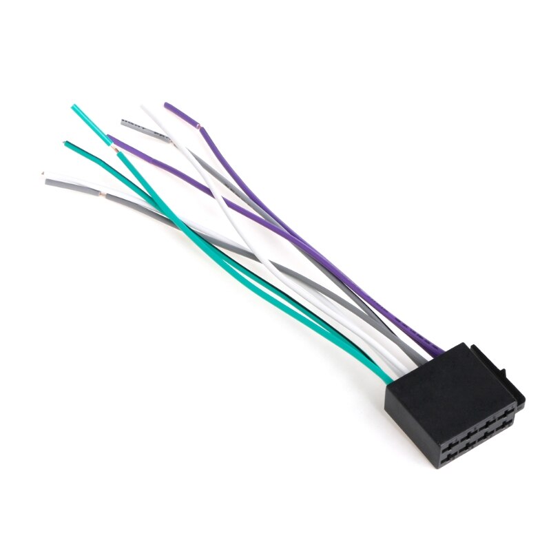 Arnés de Cableado Universal ISO hembra, adaptador de Radio para coche, conector, Kit de enchufe de cable