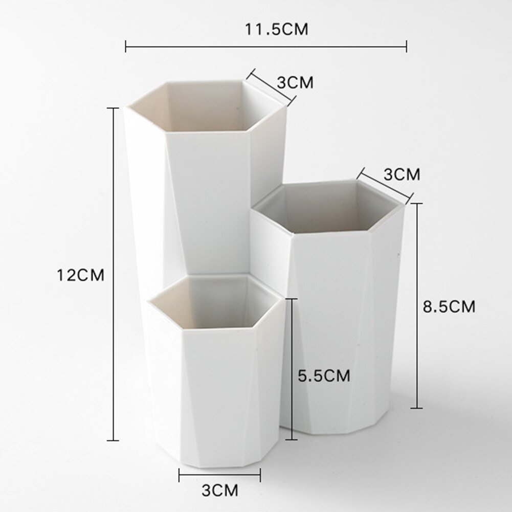Caja de almacenamiento de cosméticos de escritorio de plástico pinceles para lápiz labial soporte organizador cajas de esmalte de uñas joyería estante de exhibición Kits de herramientas de maquillaje