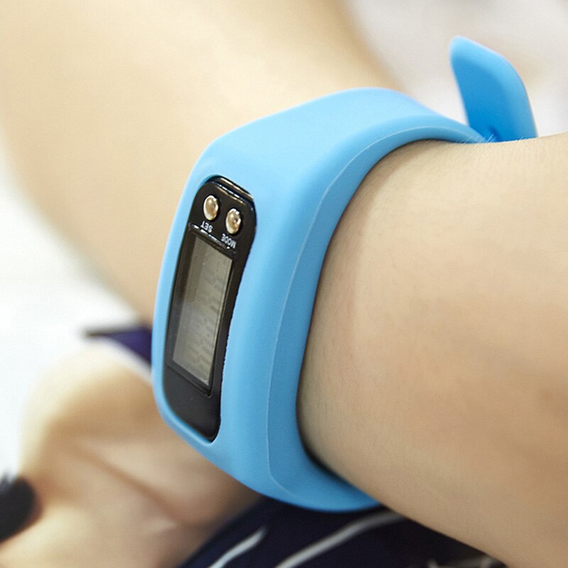 Digital LCD Pedometer Run Step Walking Distance Calorie Counter Sport Watch Bracelet TOO789