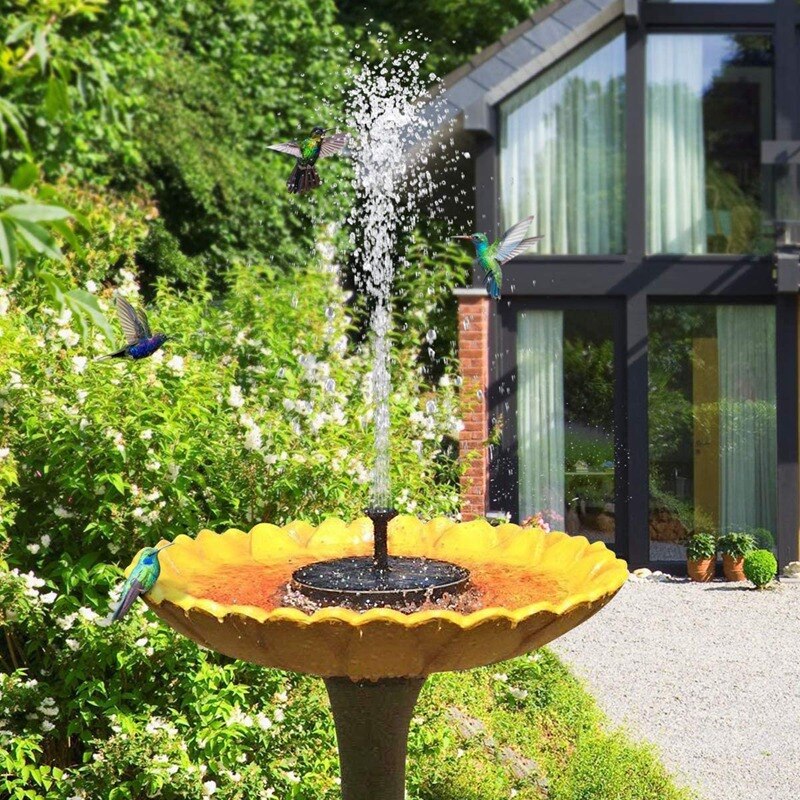 Mini Solar Fontein Pomp Drijvende Vogel Bad Brushless Pomp Voor Tuin Patio Vijver En Aquarium Decoratie