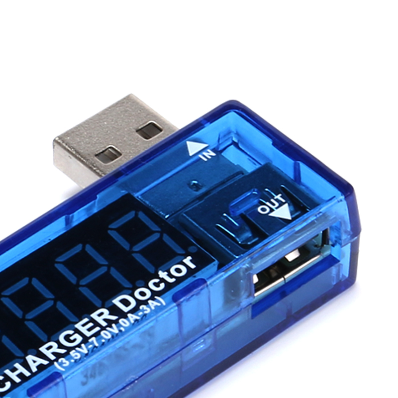 Clever Elektronik Digital USB Handy, Mobiltelefon Energie Ladestrom Spannung Tester Meter Mini USB Ladegerät Arzt Voltmeter Amperemeter