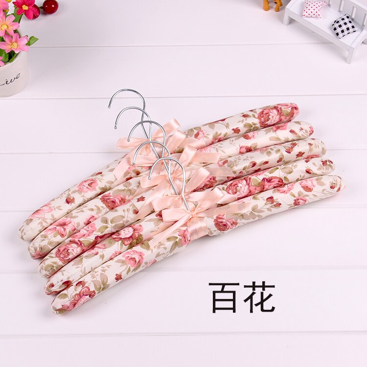 Sainwin-cintre en tissu polyester 10 pièces/lot 38cm | Porte-vêtements en éponge, cintres antidérapants pour vêtements, cintres de placards
