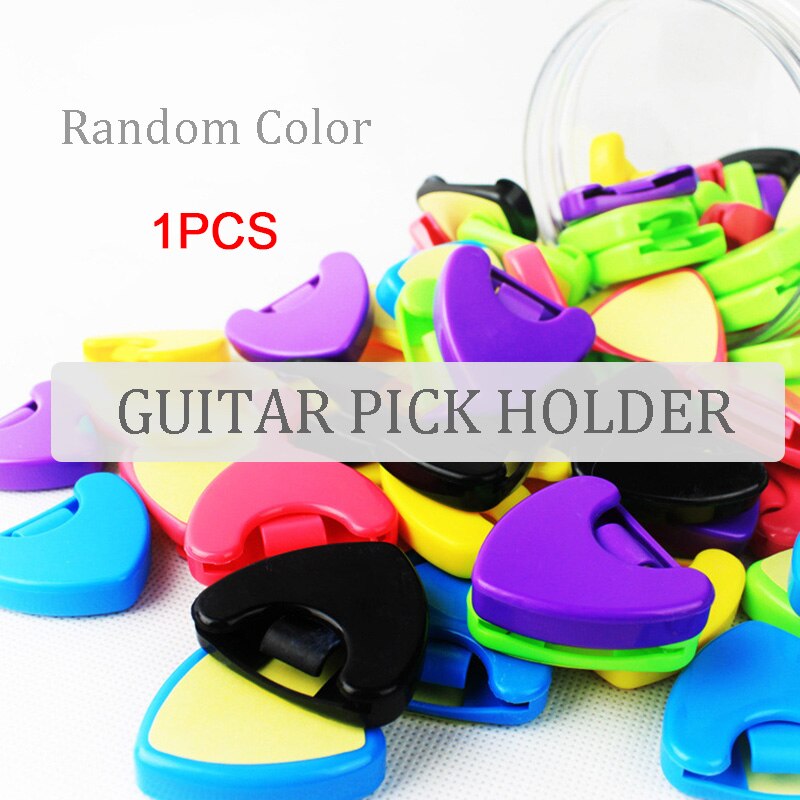 10PCS Guitar Picks Box Durable Plastic Plectrum Case Celluloid Mediator Holders Bass Acoustic Guitar Electric Guitar Accessories: MULTI