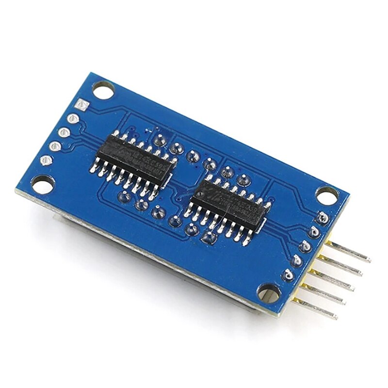 MOOL 2Pcs 4 Digit Digital Tube Display Module LED Brightness Adjustable With Clock Point LED Display