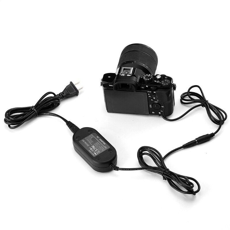 Us Plug Power Supply Adapter Om NP-FW50 Dummy Batterij Eliminator Coupler Kit Voor Sony A7 A7II A7RII A7R2 A7S2 A6500 a6400 A6300