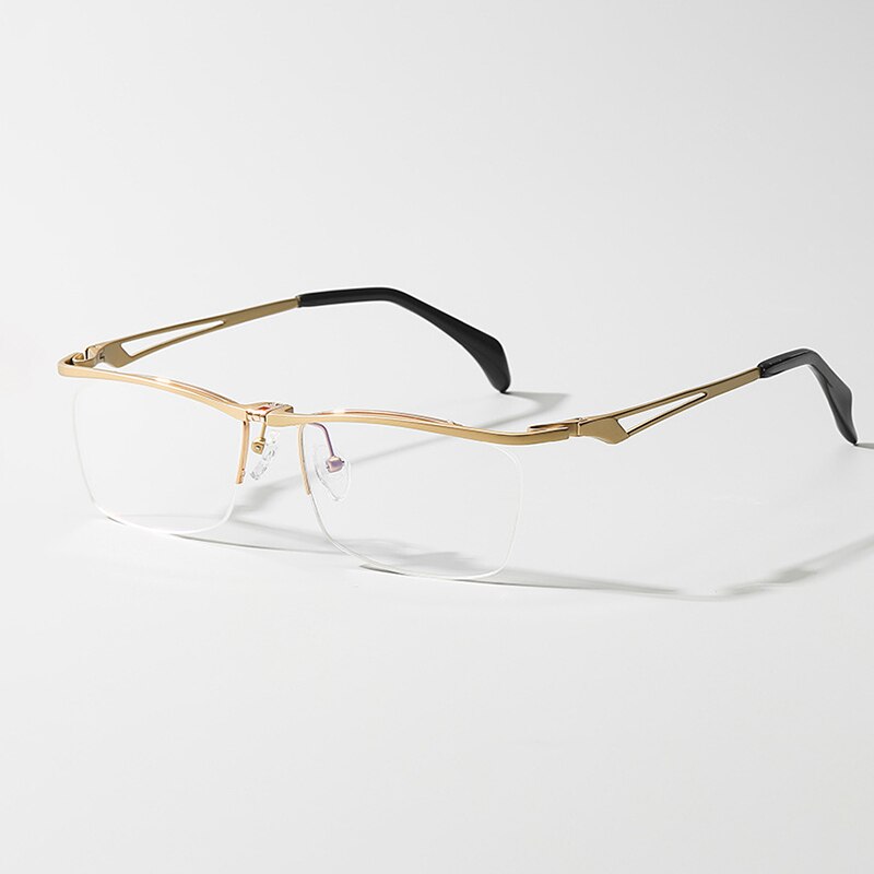 Montura de Gafas de titanio puro para hombre y mujer, anteojos ultraligeros Vintage ovalados, graduados, Gafas ópticas de tendencia para Miopía