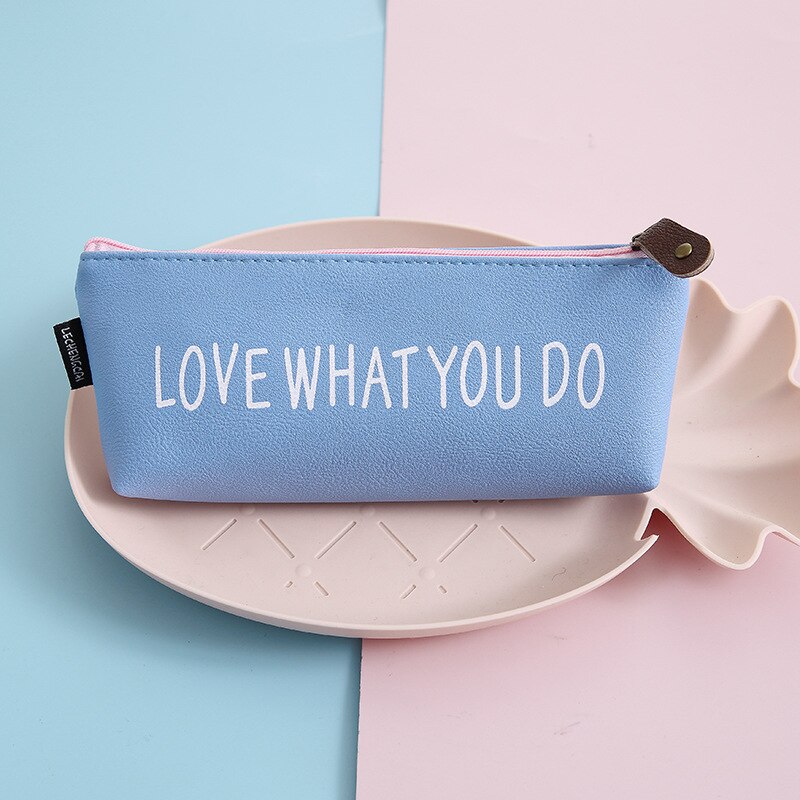 Enyuwlcm Zware canvas briefpapier grote etui met handvat