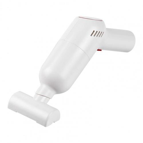 Staubsauger Handheld Auto Staubsauger Leistungsstarke Saug Staubfänger Sammler USB Aufladbare Hause Büro Staubsauger: Weiß