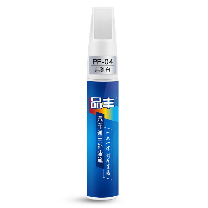 Reparera fyllning färg penna verktyg bil repa reparation agent auto bättring penna bilvård repor clear remover färgvård vattentät bil: Elegant vit