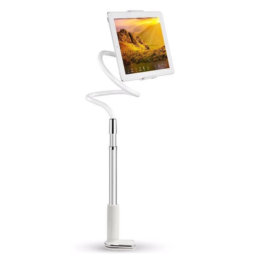 Tablet Holder 100 centimetri Lungo Braccio Letto/Desktop di Clip Della Staffa Per iPad Air mini Scrivania Tablet Espositori E Alzate Supporto 4 inch ~ 10.6 pollici Tablet Pc: Silver