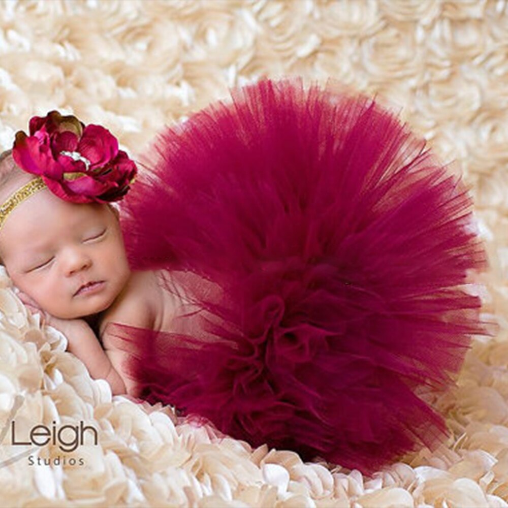 Kinderen Fotografie Kostuum Pasgeboren Bladerdeeg Rok Baby Bunny Tule Tutu Rok En Bloem Hoofdband Props Baby Verjaardagscadeautjes