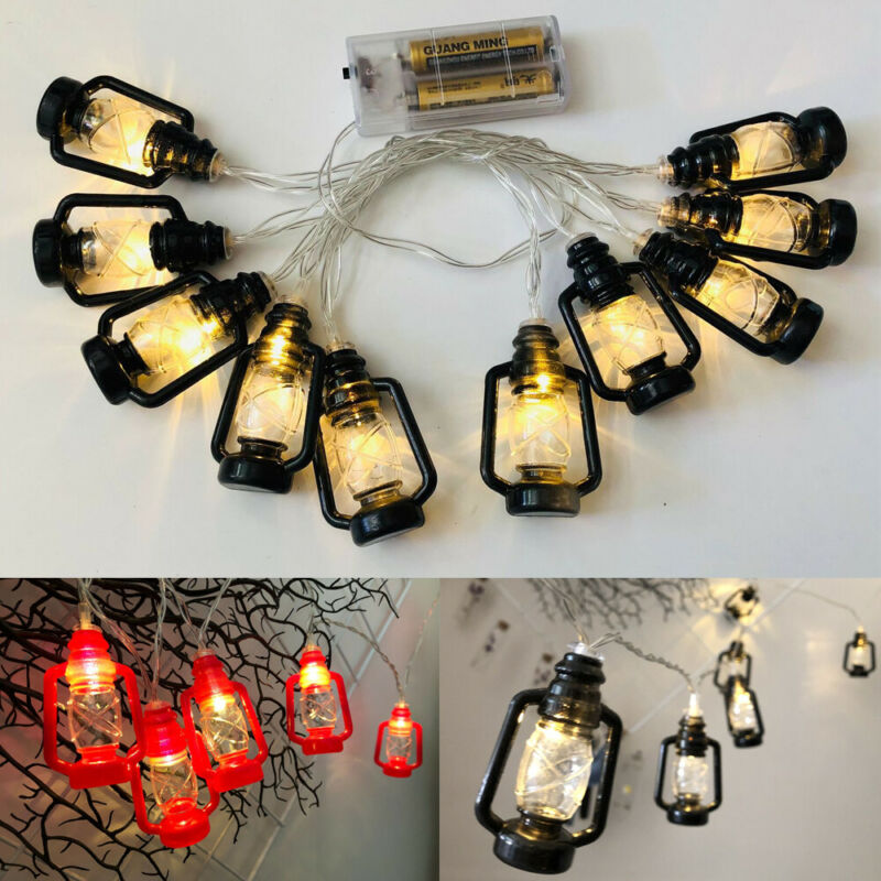 10 LED Ramadan en Eid Decoraties Fairy Lights Islam Verlichting Snaar Lantaarn